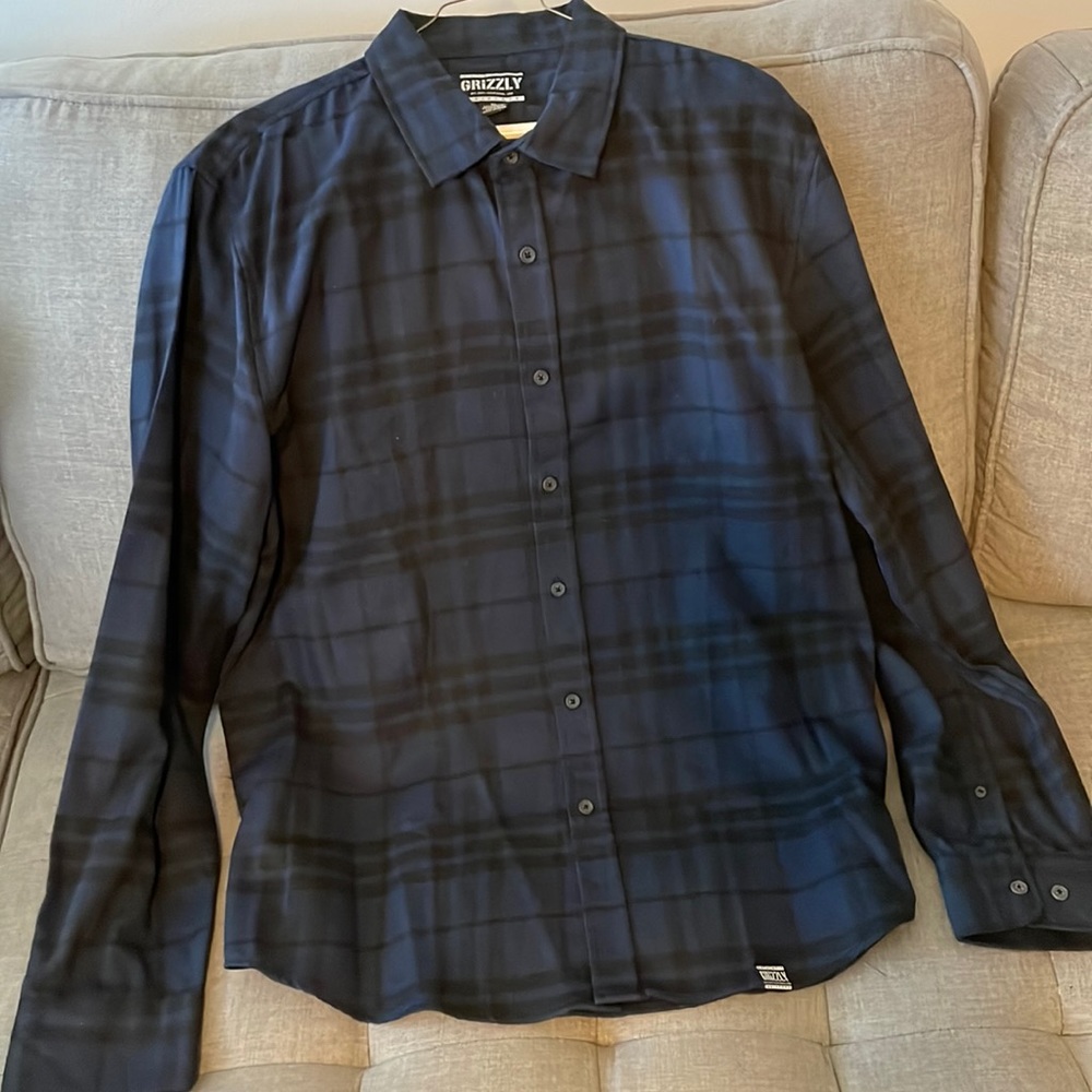 Grizzly Men’s Flannel Long Sleeve Shirt